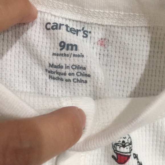 Carter’s 9mo footed pj - Picture 2 of 3